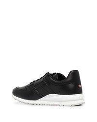 Chaussures de sport noires et blanches Bally