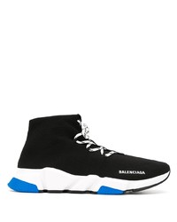 Chaussures de sport noires et blanches Balenciaga