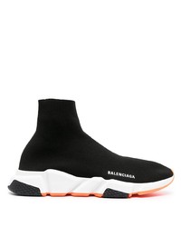 Chaussures de sport noires et blanches Balenciaga