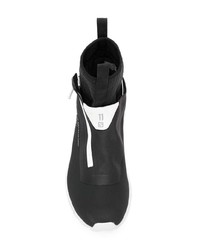 Chaussures de sport noires et blanches 11 By Boris Bidjan Saberi