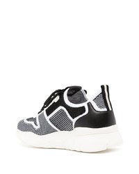 Chaussures de sport noires et blanches Bally