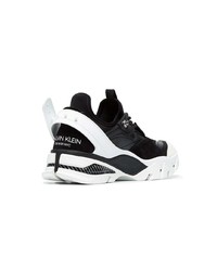 Chaussures de sport noires et blanches Calvin Klein 205W39nyc