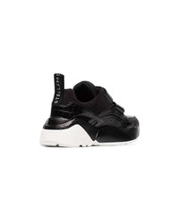 Chaussures de sport noires et blanches Stella McCartney