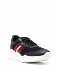 Chaussures de sport noires et blanches Bally