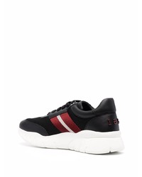 Chaussures de sport noires et blanches Bally