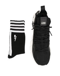 Chaussures de sport noires et blanches Neil Barrett