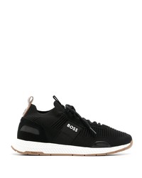 Chaussures de sport noires et blanches BOSS