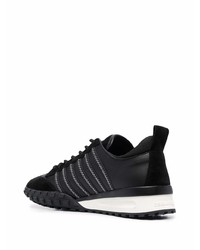 Chaussures de sport noires et blanches DSQUARED2