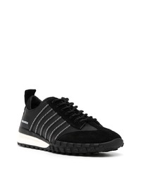 Chaussures de sport noires et blanches DSQUARED2