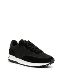 Chaussures de sport noires et blanches Mallet