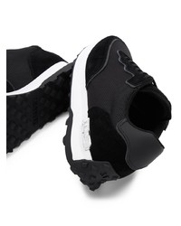 Chaussures de sport noires et blanches Mallet