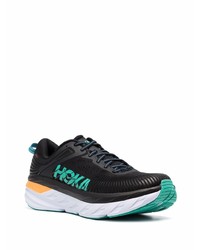 Chaussures de sport noires et blanches Hoka One One