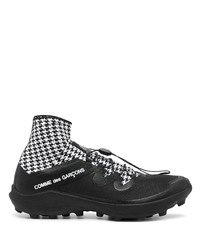 Chaussures de sport noires et blanches Comme des Garcons