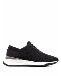 Chaussures de sport noires et blanches Corneliani