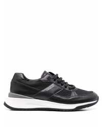 Chaussures de sport noires et blanches Corneliani
