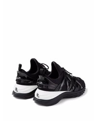 Chaussures de sport noires et blanches Jimmy Choo