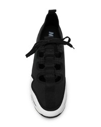 Chaussures de sport noires et blanches Marni