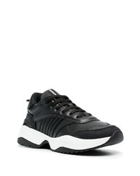 Chaussures de sport noires et blanches DSQUARED2