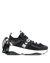 Chaussures de sport noires et blanches DSQUARED2