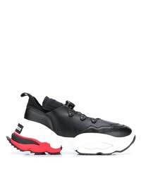 Chaussures de sport noires et blanches DSQUARED2