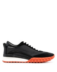 Chaussures de sport noires et blanches DSQUARED2