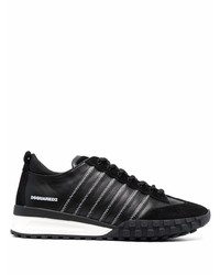 Chaussures de sport noires et blanches DSQUARED2