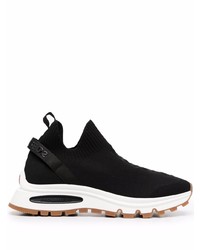 Chaussures de sport noires et blanches DSQUARED2