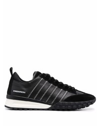 Chaussures de sport noires et blanches DSQUARED2