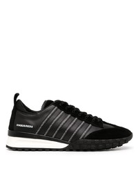 Chaussures de sport noires et blanches DSQUARED2