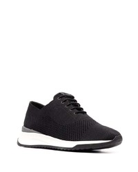 Chaussures de sport noires et blanches Corneliani