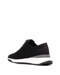 Chaussures de sport noires et blanches Corneliani