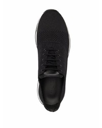 Chaussures de sport noires et blanches Corneliani