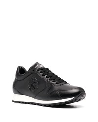 Chaussures de sport noires et blanches Roberto Cavalli