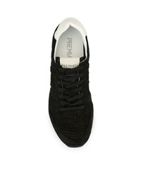 Chaussures de sport noires et blanches Premiata