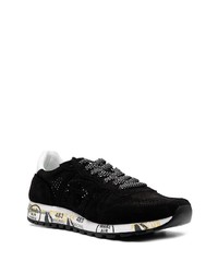 Chaussures de sport noires et blanches Premiata