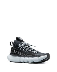 Chaussures de sport noires et blanches Li-Ning