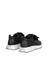 Chaussures de sport noires et blanches Giuseppe Zanotti