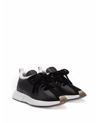 Chaussures de sport noires et blanches Giuseppe Zanotti