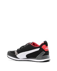 Chaussures de sport noires et blanches Puma