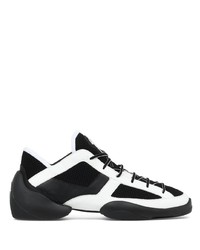 Chaussures de sport noires et blanches Giuseppe Zanotti
