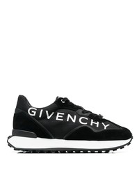 Chaussures de sport noires et blanches Givenchy