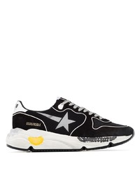 Chaussures de sport noires et blanches Golden Goose