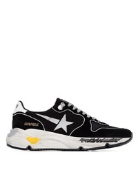 Chaussures de sport noires et blanches Golden Goose