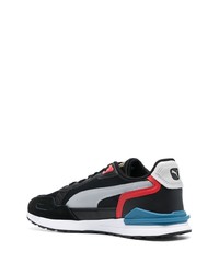 Chaussures de sport noires et blanches Puma