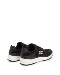 Chaussures de sport noires et blanches Giuseppe Zanotti