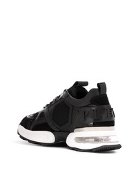 Chaussures de sport noires et blanches Philipp Plein