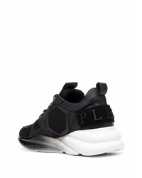 Chaussures de sport noires et blanches Philipp Plein