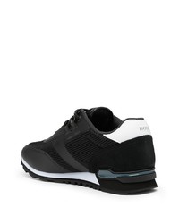 Chaussures de sport noires et blanches BOSS