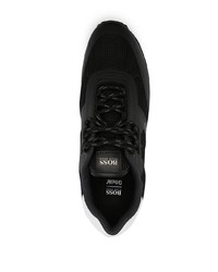 Chaussures de sport noires et blanches BOSS