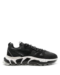 Chaussures de sport noires et blanches Iceberg